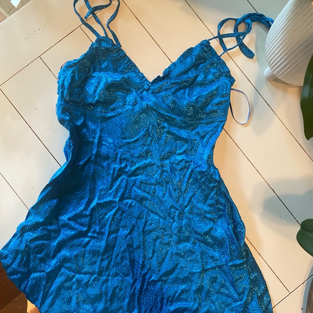 Blue Zara dress
